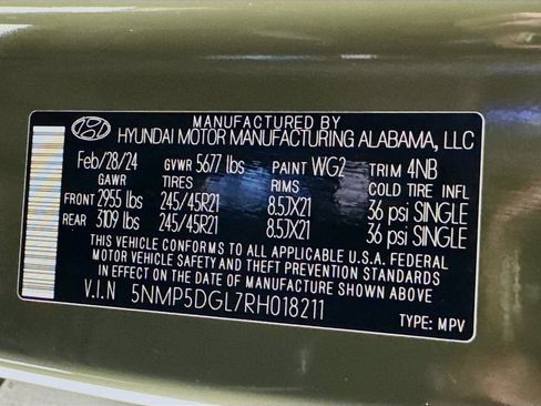 Used 2024 Hyundai Santa Fe Calligraphy AWD/4WD image 50