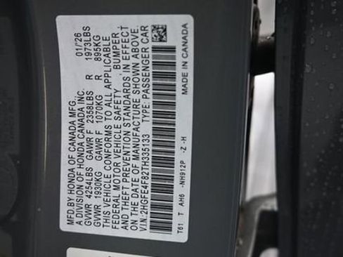 New 2026 Honda Civic Sport image 24