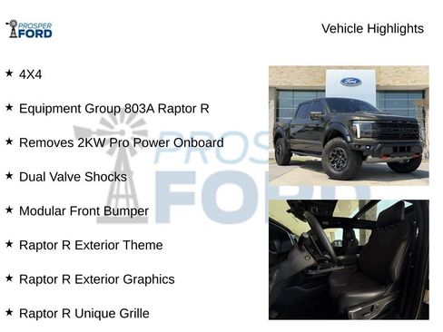Used 2024 Ford F150 Raptor w/ Equipment Group 803A Raptor R AWD/4WD image 5