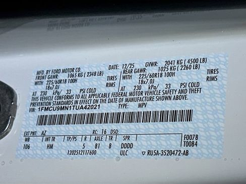 New 2026 Ford Escape ST-Line w/ Tech Pack #1 image 17