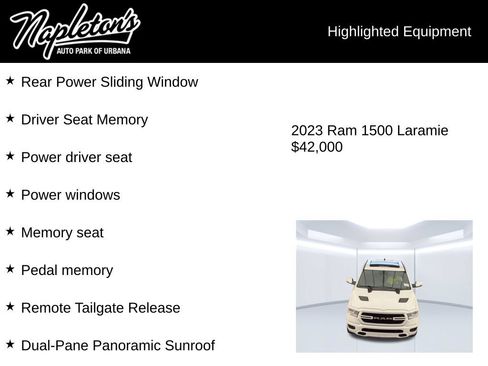 Used 2023 RAM 1500 Laramie AWD/4WD image 7