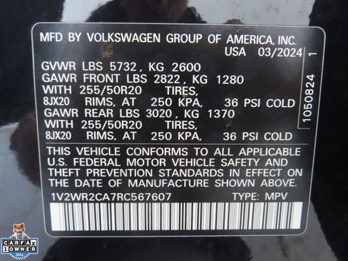 Used 2024 Volkswagen Atlas SE FWD image 30
