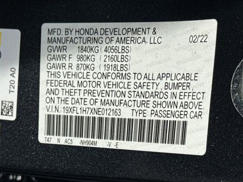 Used 2022 Honda Civic EX-L image 44