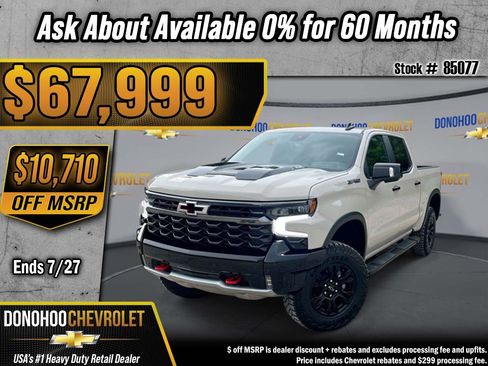 New 2026 Chevrolet Silverado 1500 ZR2 w/ LPO, Dark Essentials Package AWD/4WD image 1