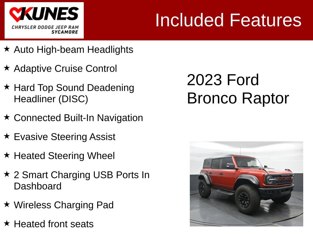 Used 2023 Ford Bronco Raptor AWD/4WD image 4