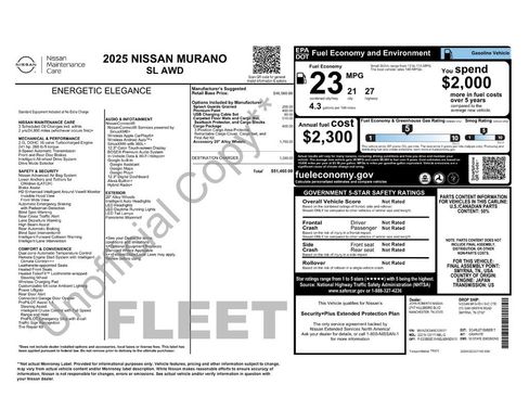 Used 2025 Nissan Murano SL w/ Cargo Package AWD/4WD image 8