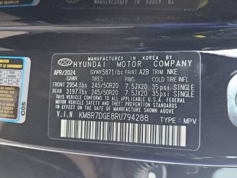 Used 2024 Hyundai Palisade Calligraphy image 13