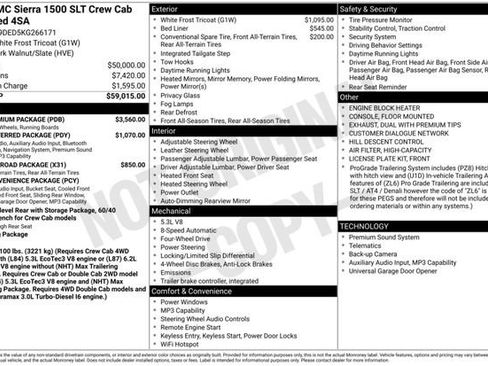 Used 2019 GMC Sierra 1500 SLT w/ SLT Premium Package image 3