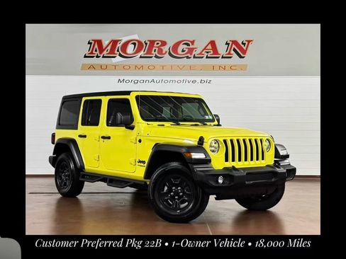 Used 2022 Jeep Wrangler Unlimited Sport image 1