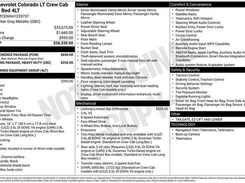 Used 2017 Chevrolet Colorado LT w/ LT Convenience Package AWD/4WD image 7
