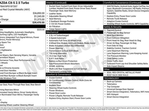 Used 2023 MAZDA CX-5 AWD 2.5 Turbo image 26