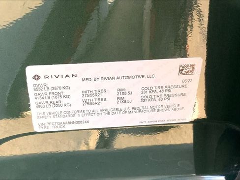 Used 2022 Rivian R1T Adventure image 33