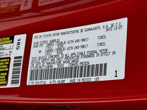 Certified 2026 Toyota Tacoma SR5 AWD/4WD image 31