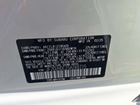 Used 2025 Subaru Crosstrek 2.5i Premium AWD/4WD image 28
