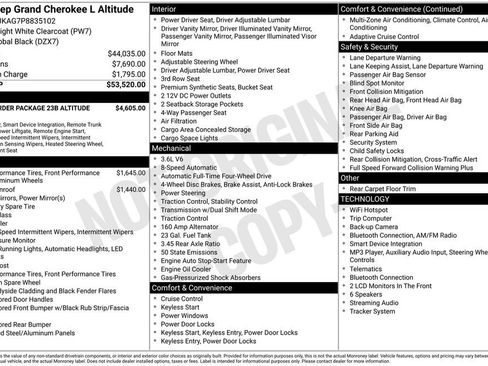 Used 2023 Jeep Grand Cherokee L Laredo AWD/4WD image 27