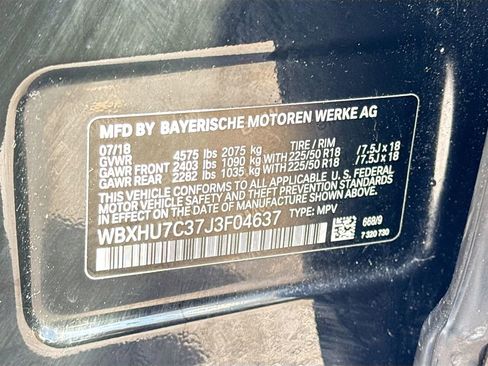 Used 2018 BMW X1 sDrive28i w/ Convenience Package image 34