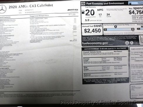 Used 2020 Mercedes-Benz C 63 AMG Cabriolet image 53