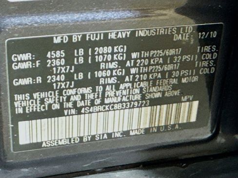 Used 2011 Subaru Outback 2.5i Limited image 40