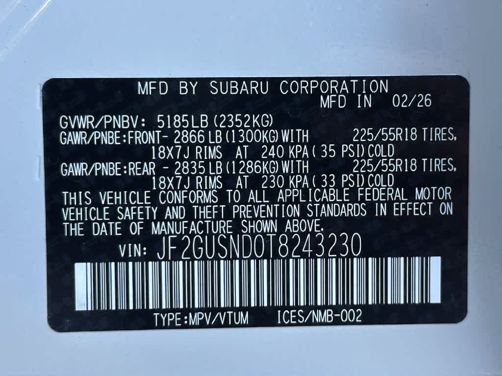 Certified 2026 Subaru Crosstrek 2.5i Limited AWD/4WD image 22