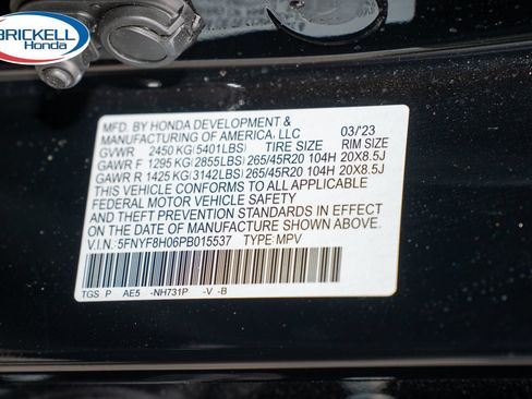 Certified 2023 Honda Passport Elite image 39