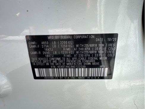 Used 2021 Subaru Outback Limited AWD/4WD image 14