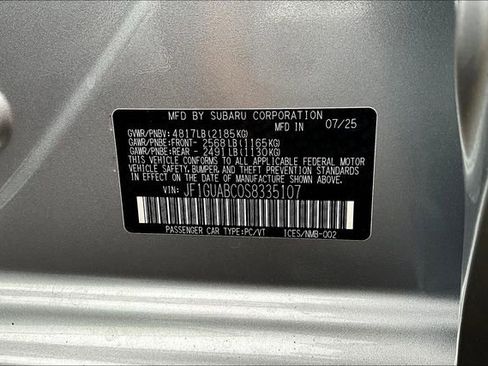 New 2025 Subaru Impreza 2.0i image 27