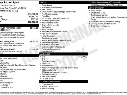 Used 2010 Jeep Patriot Sport FWD image 7