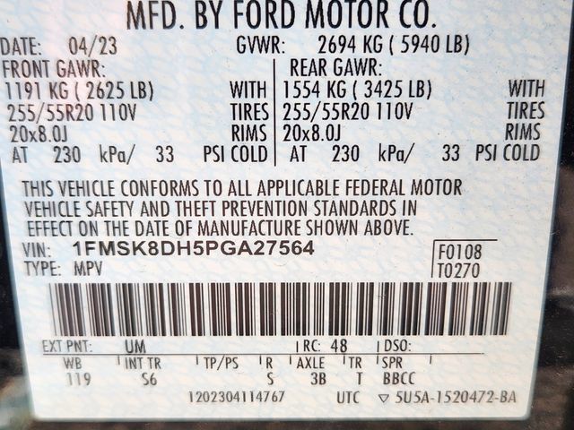 Certified 2023 Ford Explorer XLT w/ Equipment Group 202A AWD/4WD image 26