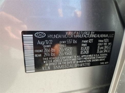 Used 2023 Hyundai Santa Fe Calligraphy image 36