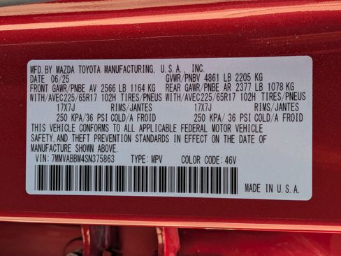 Certified 2025 MAZDA CX-50 AWD 2.5 S w/ Weather Package image 34