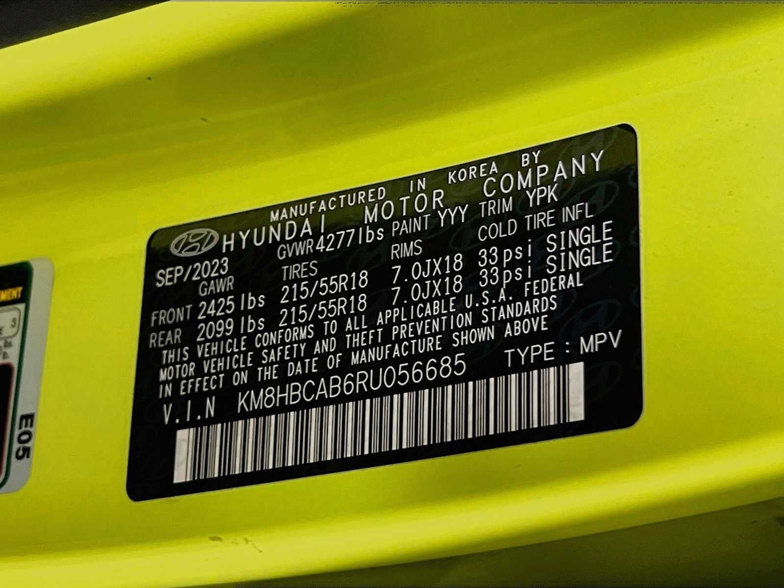 Certified 2024 Hyundai Kona SEL AWD/4WD image 31