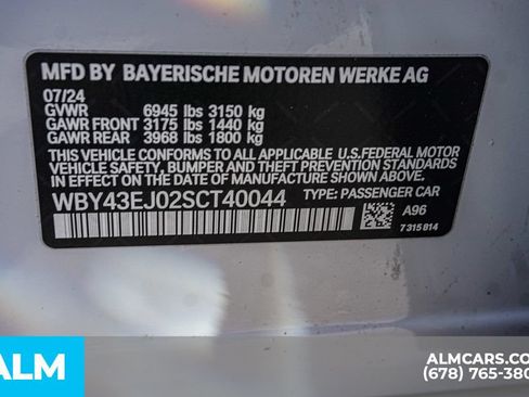 Used 2025 BMW i7 eDrive50 w/ M Sport Package RWD image 65