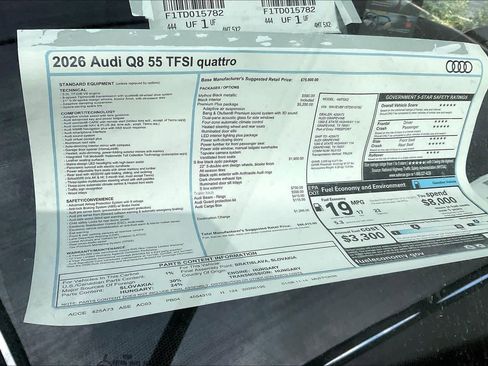 New 2026 Audi Q8 Premium Plus image 18