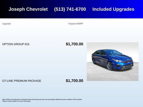 Used 2021 Kia Forte GT-Line w/ GT-Line Premium Package FWD image 5