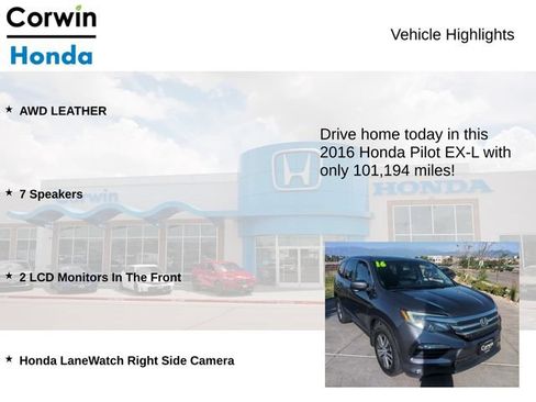 Used 2016 Honda Pilot EX-L image 6