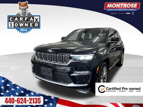 Certified 2023 Jeep Grand Cherokee Summit w/ Adv Protech Group IV AWD/4WD image 1