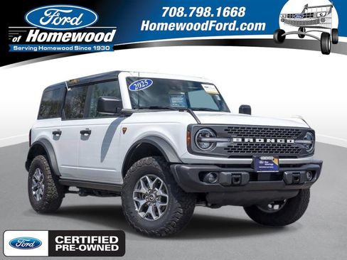 Certified 2025 Ford Bronco Badlands AWD/4WD image 1