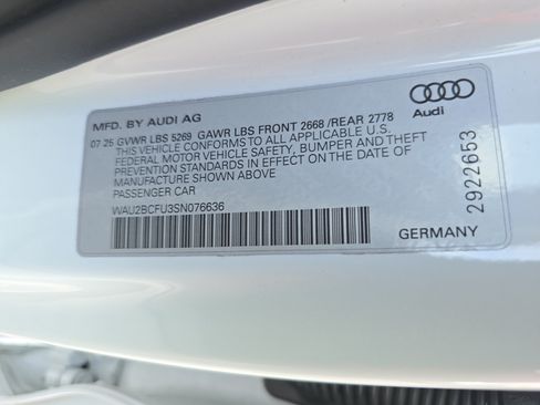 Certified 2025 Audi A5 2.0T Premium Plus w/ Premium Plus AWD/4WD image 34