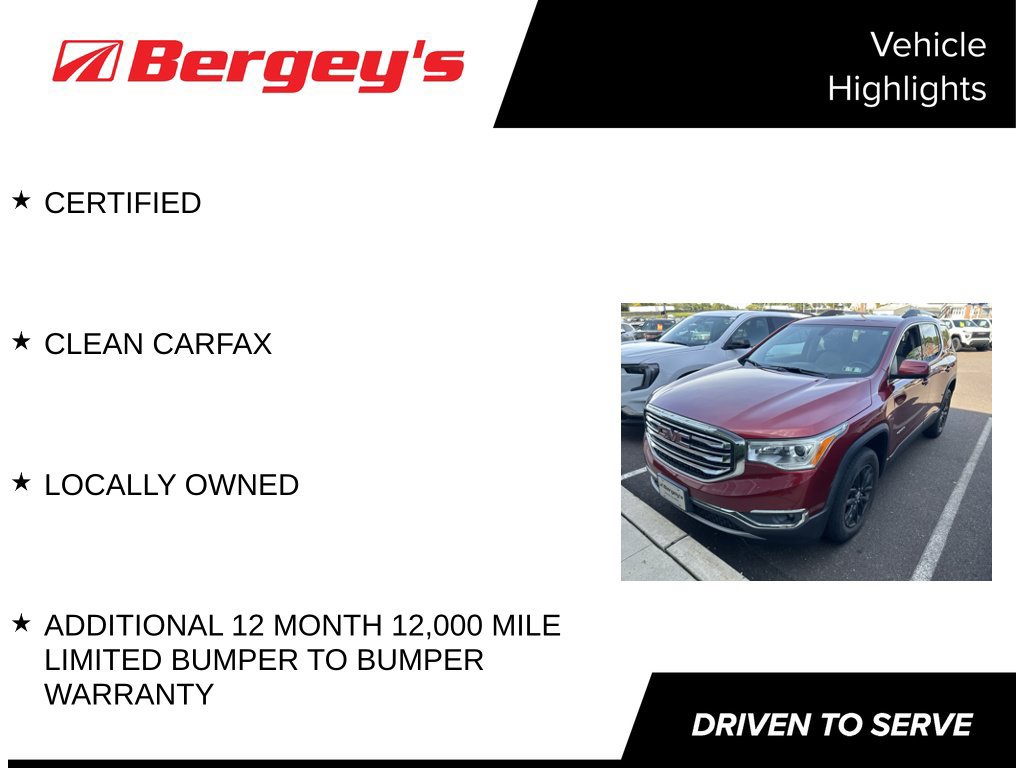 Certified 2019 GMC Acadia SLT AWD/4WD image 4