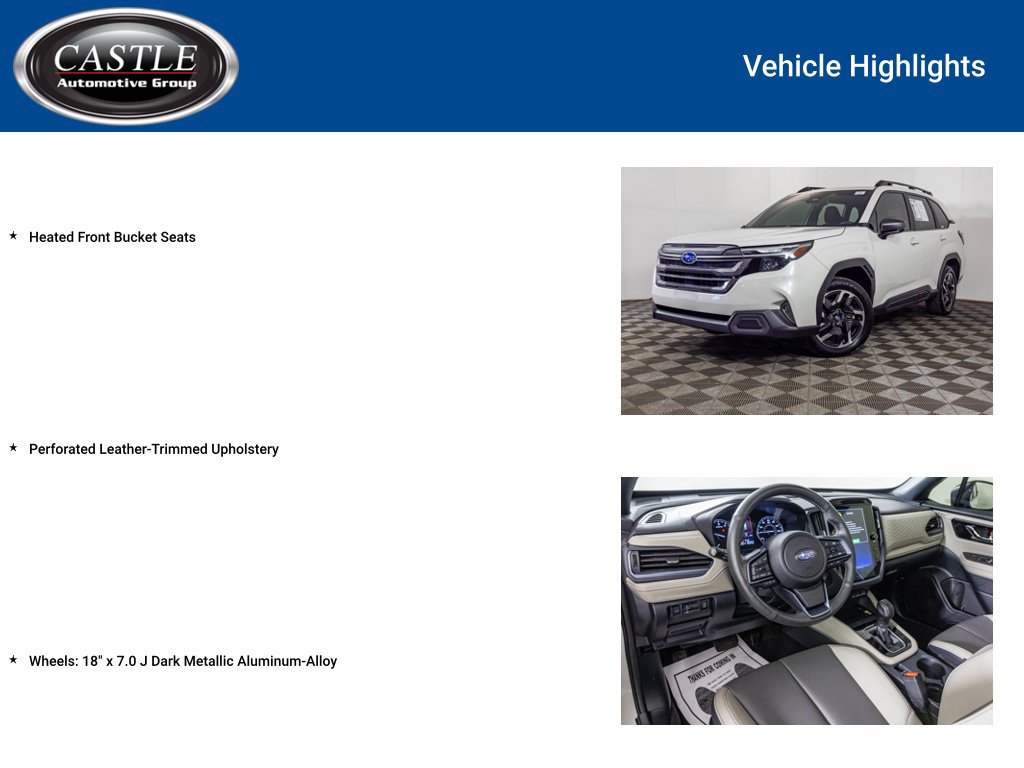 Used 2025 Subaru Forester Limited AWD/4WD image 8