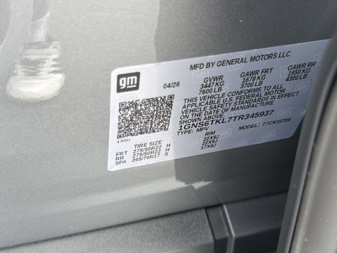 New 2026 Chevrolet Tahoe High Country w/ Sun And Tow Package AWD/4WD image 33