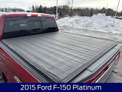 Used 2015 Ford F150 Platinum w/ Trailer Tow Package image 12