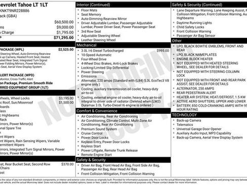 Certified 2022 Chevrolet Tahoe LT w/ Luxury Package AWD/4WD image 46