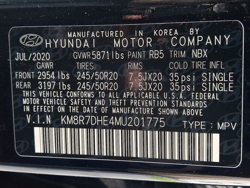 Used 2021 Hyundai Palisade Calligraphy image 34