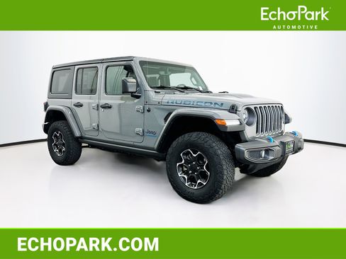 Used 2023 Jeep Wrangler Unlimited Rubicon 4xe w/ Cold Weather Group image 1