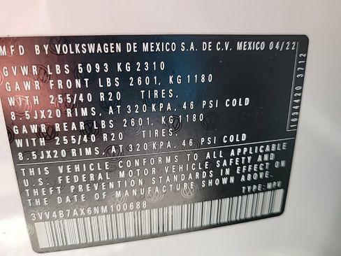 Used 2022 Volkswagen Tiguan SEL R-Line AWD/4WD image 42
