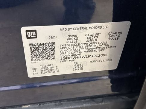 Certified 2023 Chevrolet Traverse LT AWD/4WD image 32