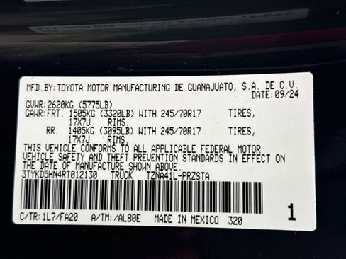 Used 2024 Toyota Tacoma SR RWD image 27