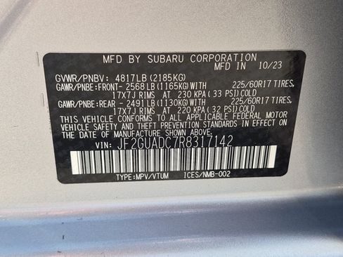 Certified 2024 Subaru Crosstrek 2.0i Premium AWD/4WD image 24