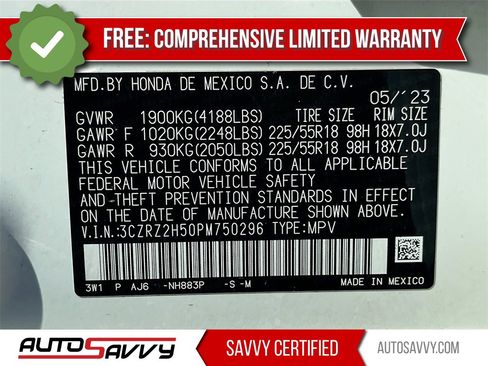 Used 2023 Honda HR-V Sport image 30